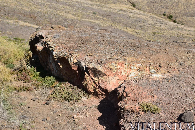 Desert Rock Formation Free Stock Photo