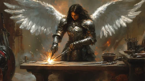 Armored Angel Crafts with Light
