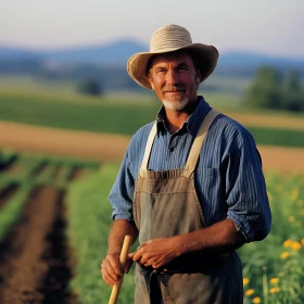 Agricultural Worker in Rural Setting