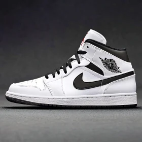 Modern White and Black Sneakers