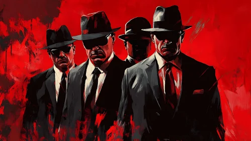 Red Mafia Portrait