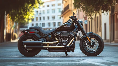 Urban Motorcycle Scene