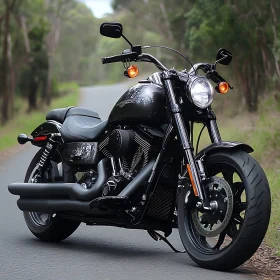 Motorcycle on the road
