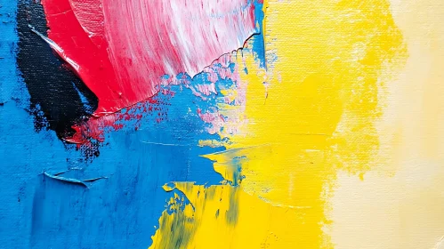 Colorful Abstract Expressionism Art Piece