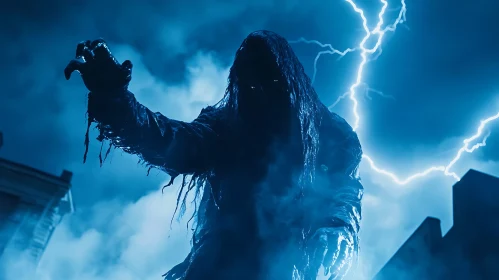 Night Creature Under the Storm