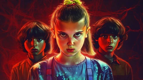 Fiery Portrait of Eleven and Friends