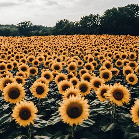 Endless Sunflower Meadow