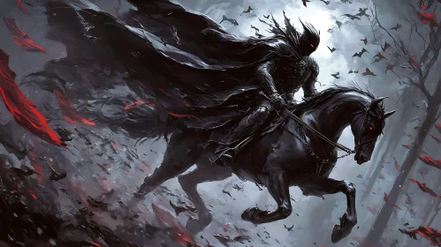 Shadow Knight on Horseback