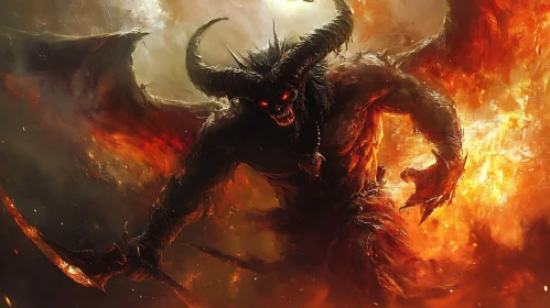 Demon in Flames