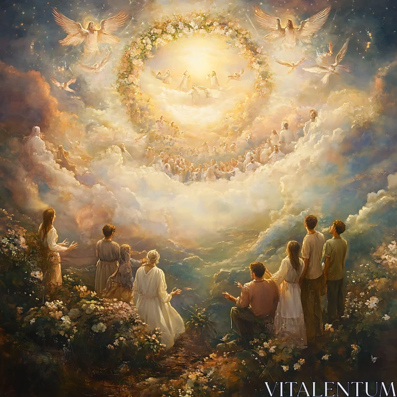 AI ART Ethereal Ascension: A Vision of Hope and Faith