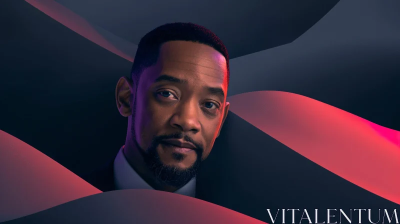 Will Smith in Artistic Setting AI Image