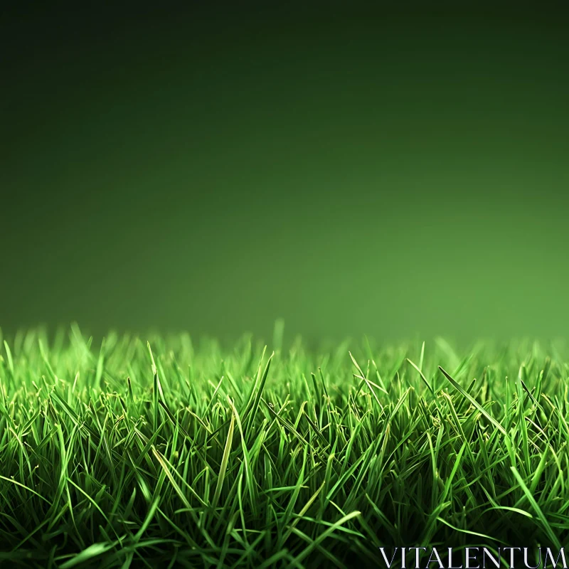 AI ART Green Grass Background