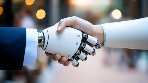 AI and Human Collaboration Concept