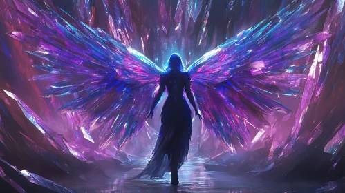 Amethyst Angel: A Vision in Crystals