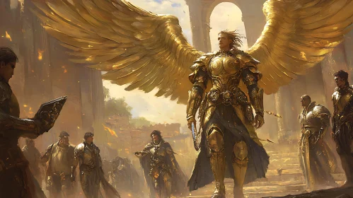 Winged Golden Warrior