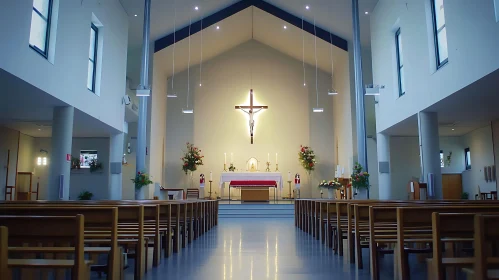 Church Interior View