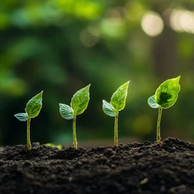 Emerging Seedlings: Life's First Steps