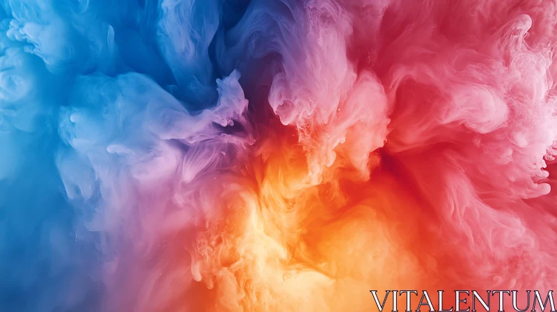 AI ART Vibrant Color Clouds