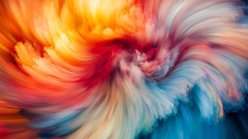 Swirling Colors Abstract Design