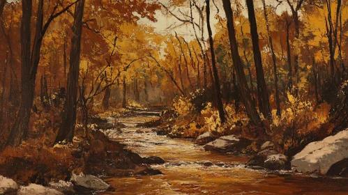 Autumn Forest Landscape