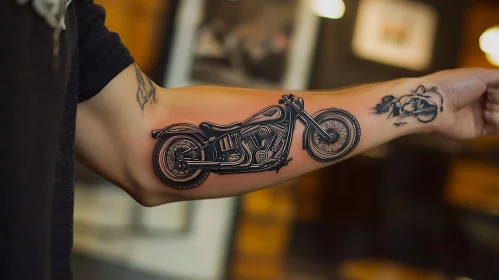 Monochrome Motorcycle Ink