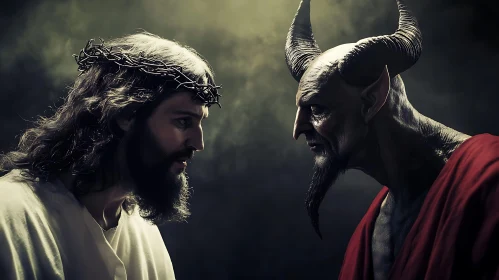 The Eternal Struggle: Jesus and Devil