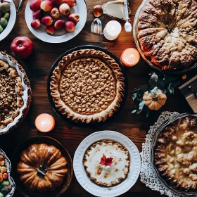 Autumnal Thanksgiving Pie Celebration