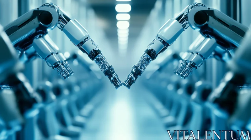 Symmetrical Robotics: Industry Automation AI Image