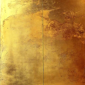 Golden Textured Canvas Art