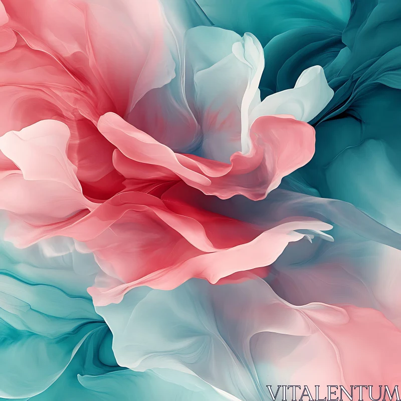 Colorful Swirling Abstract Artwork AI Image