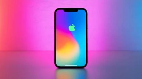 Sleek Phone with Colorful Display