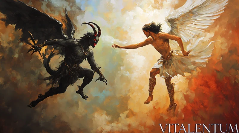 AI ART Epic Battle: Angel vs. Demon