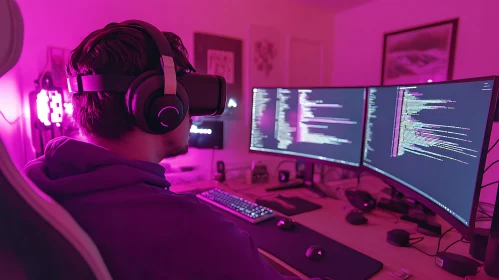 Virtual Reality Coding Station