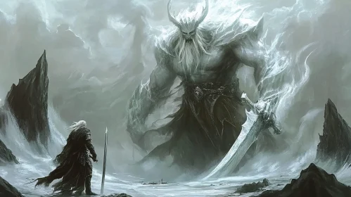 Frozen Battle: A Warrior's Stand