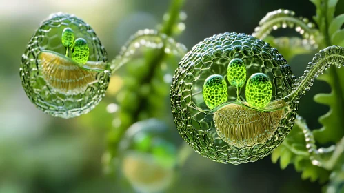 Intricate Spheres with Organic Elements