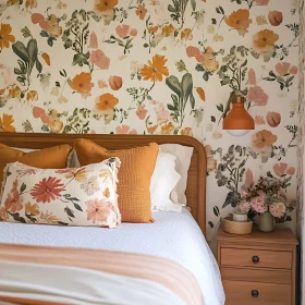 Cozy Bedroom with Floral Accents
