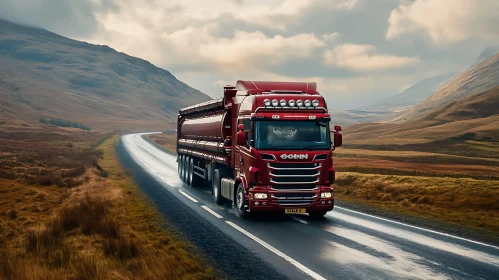 Truck on a Road
