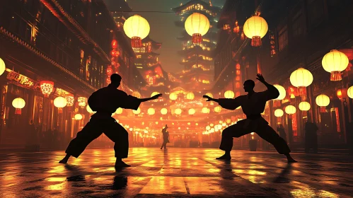 Silhouettes in the Lantern Light