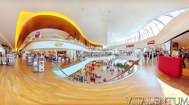 Contemporary Mall with Skylight