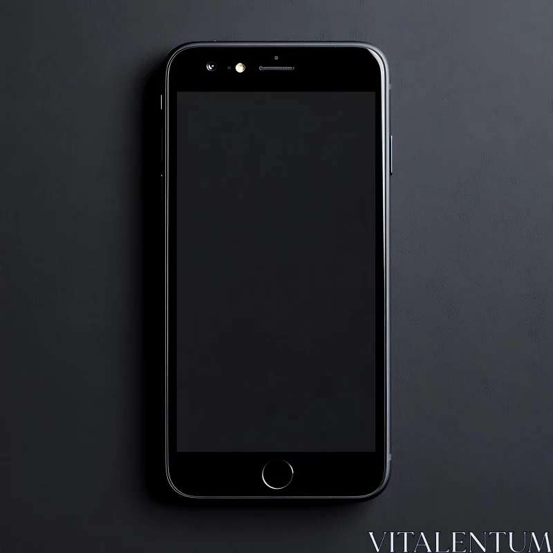 Monochrome Mobile Phone Close-up