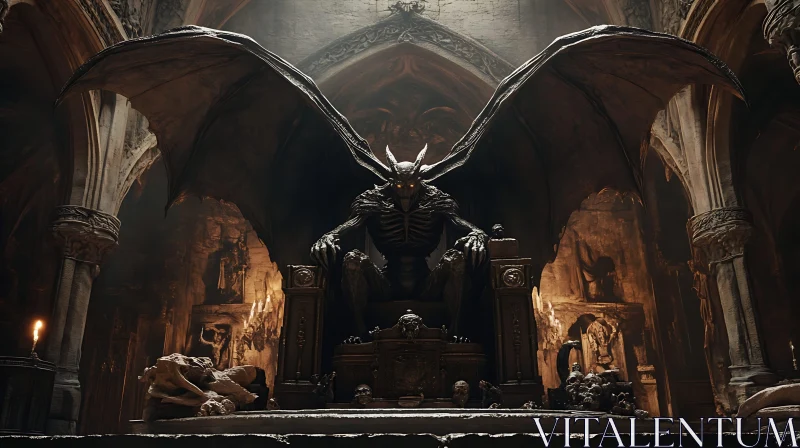 Dark Demon on Throne
