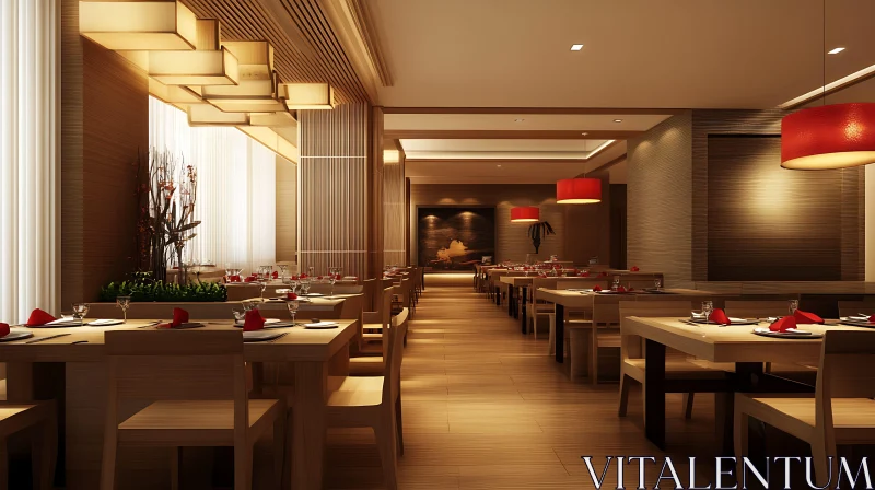 Modern Restaurant Dining Area