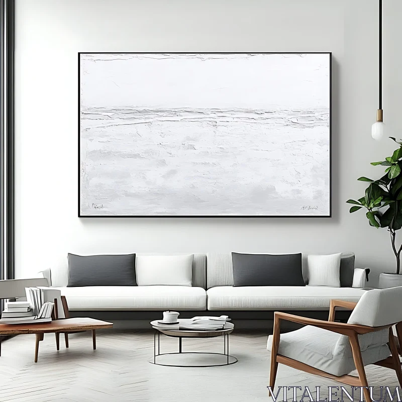 Contemporary Interior Design with Minimalist Art