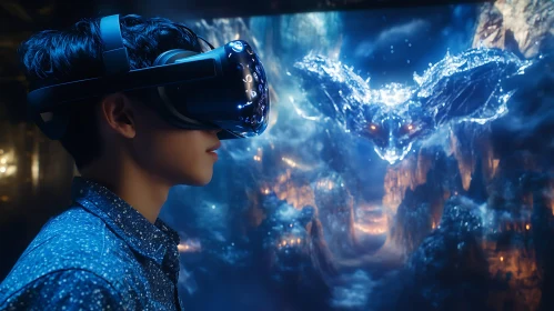Boy in VR: Dragon World Immersion