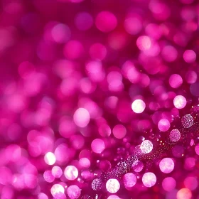 Dreamy Pink Glitter Bokeh