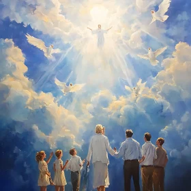 Ascension Skyward: An Angelic Encounter