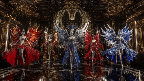 Winged Angels Fashion Show in Gold Palace