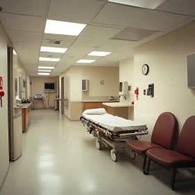 Sterile Hospital Hallway