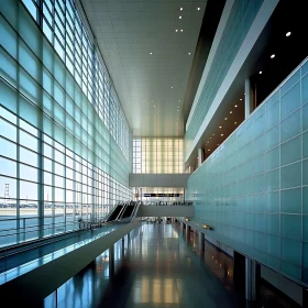 Bright and Spacious Airport Terminal