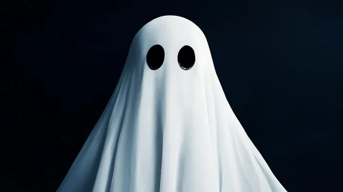 Simple Ghost in White Sheet